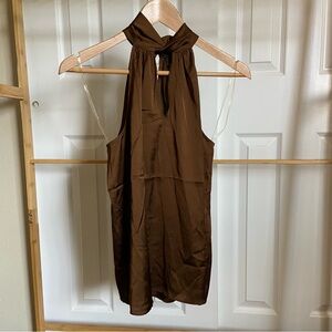 Worthington Brown Halter Tank Top